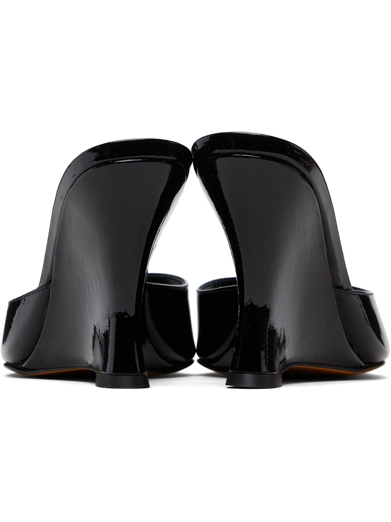 Black Lido Wedge Heeled Sandals 2