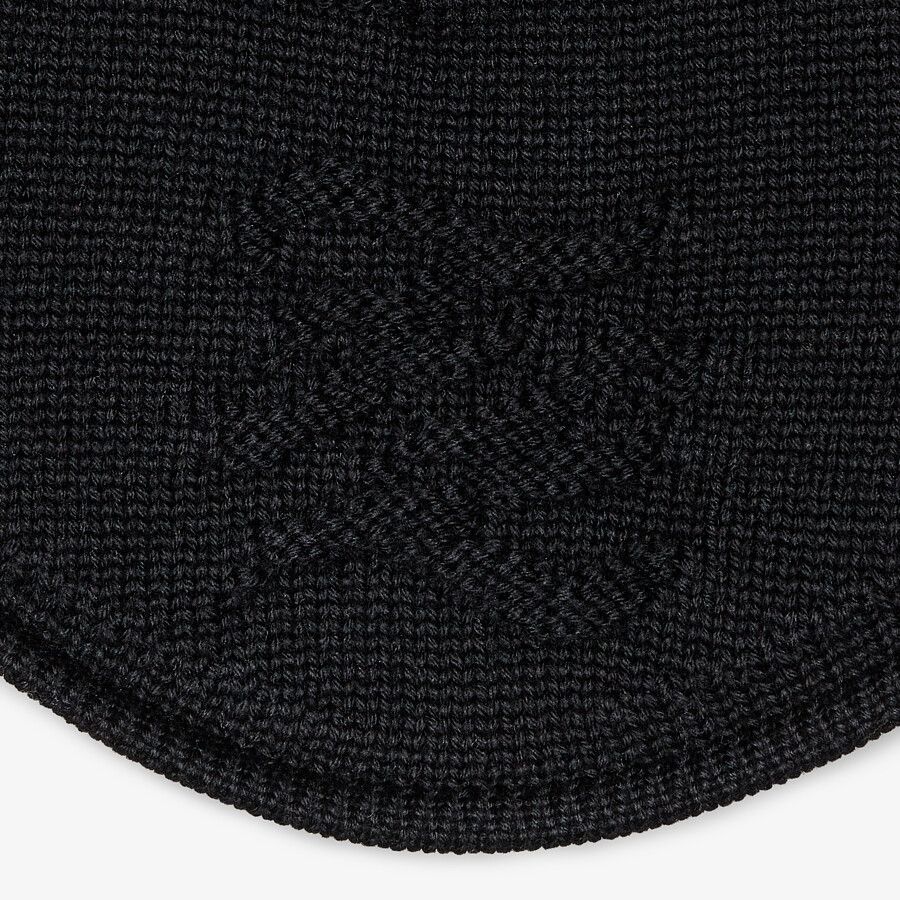 Black wool hat - 2