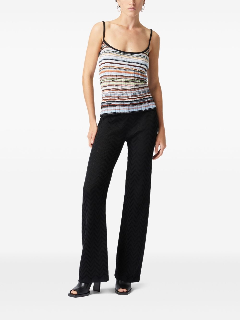 zigzag trousers - 2