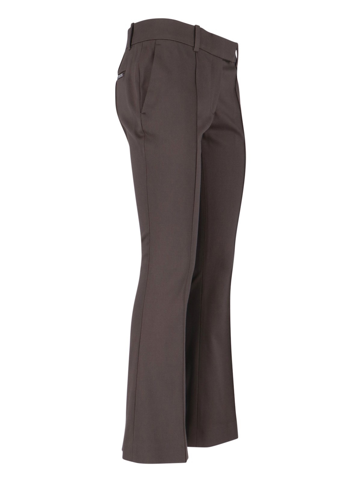 VIRGIN WOOL BOOTCUT PANTS - 3