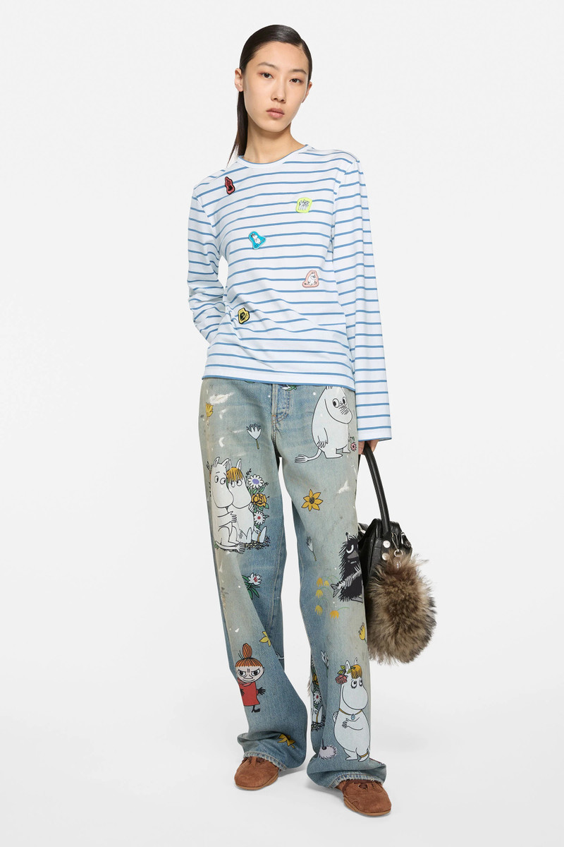 Acne Studios Baggy fit jeans - 1981M Acne Studios x Moomin - Light