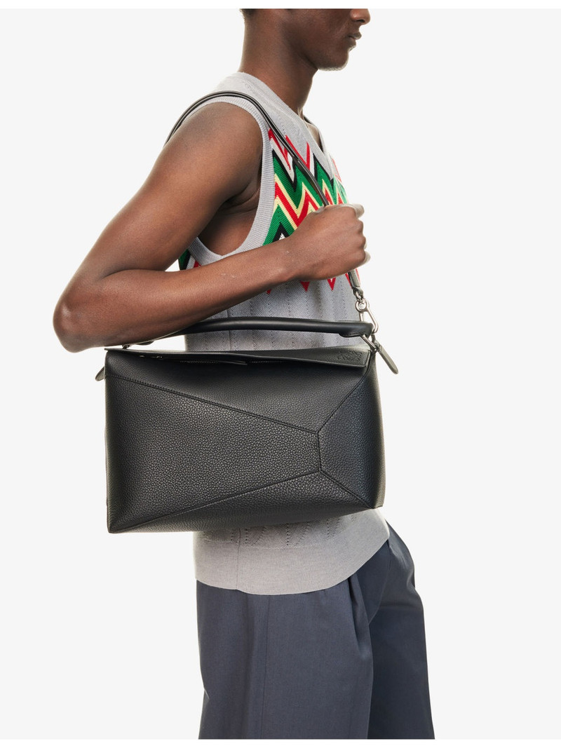 Loewe Puzzle Edge Large Leather Top-Handle Bag outlook