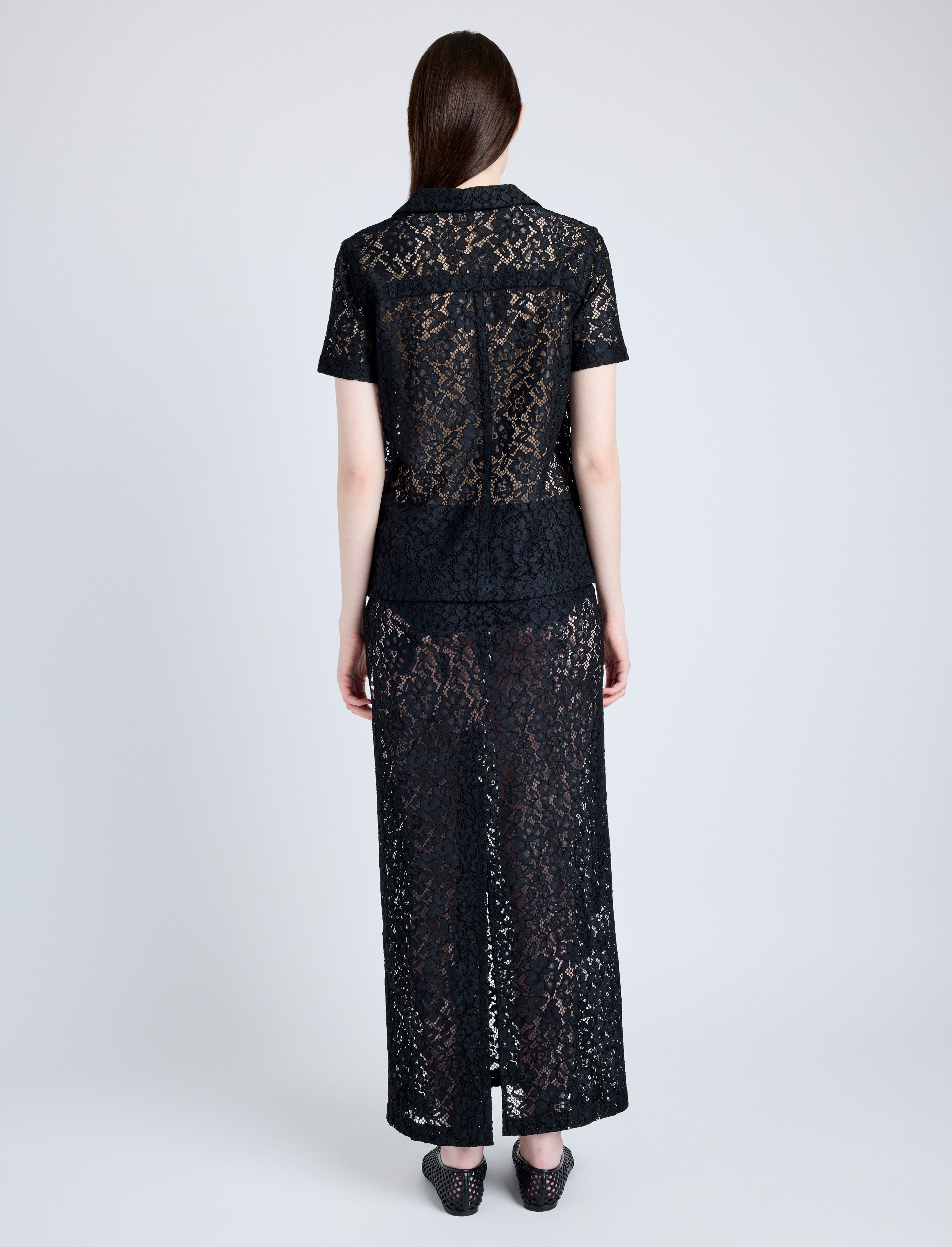 Kennedy Top in Stretch Lace - 5