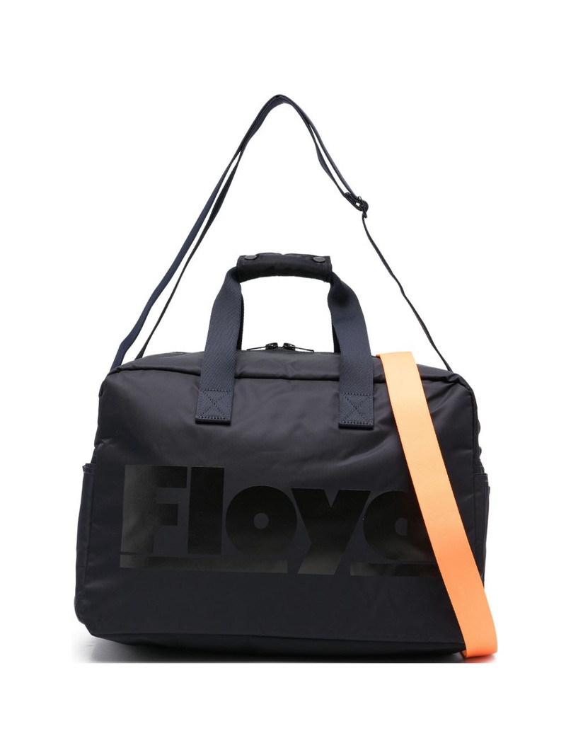 logo-print luggage 1