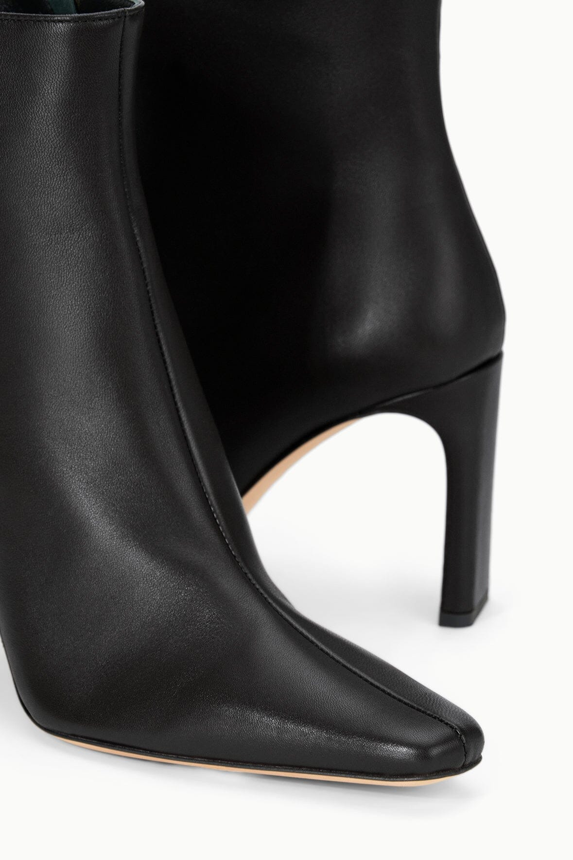 STAUD WALLY ANKLE HIGH HEEL BOOT BLACK - 4