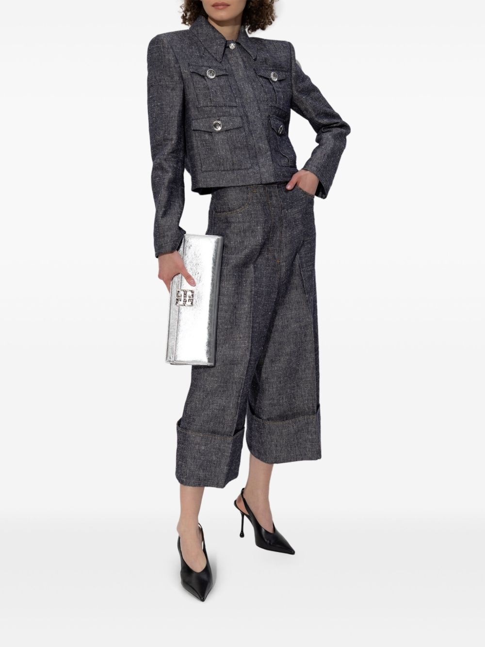 cropped palazzo pants - 2