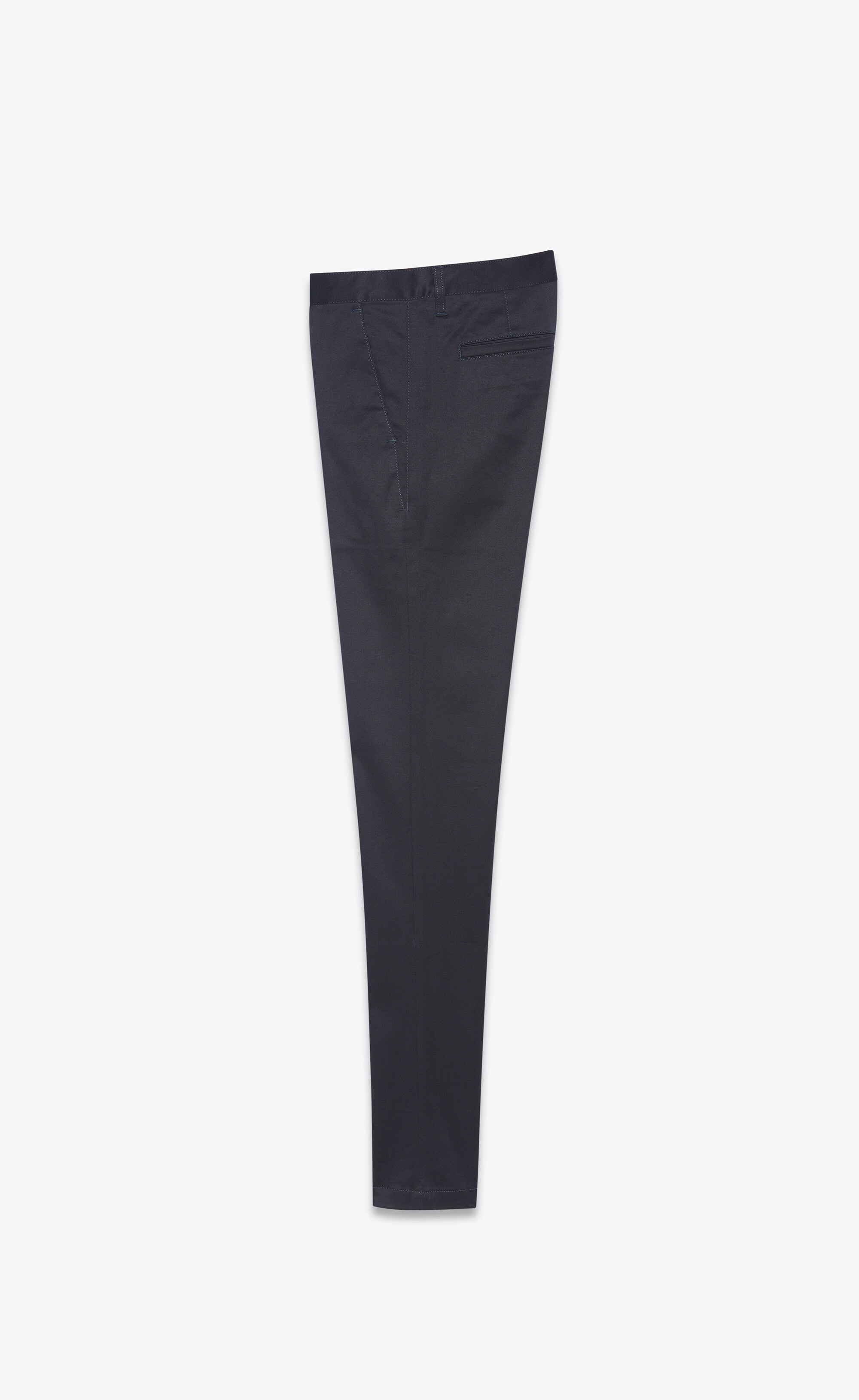 chino pants in raw stretch gabardine - 2