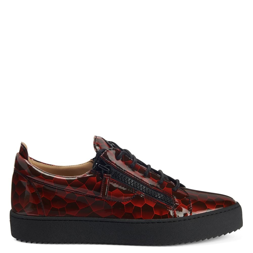 Red on sale and black Giuseppe zanotti sneakers