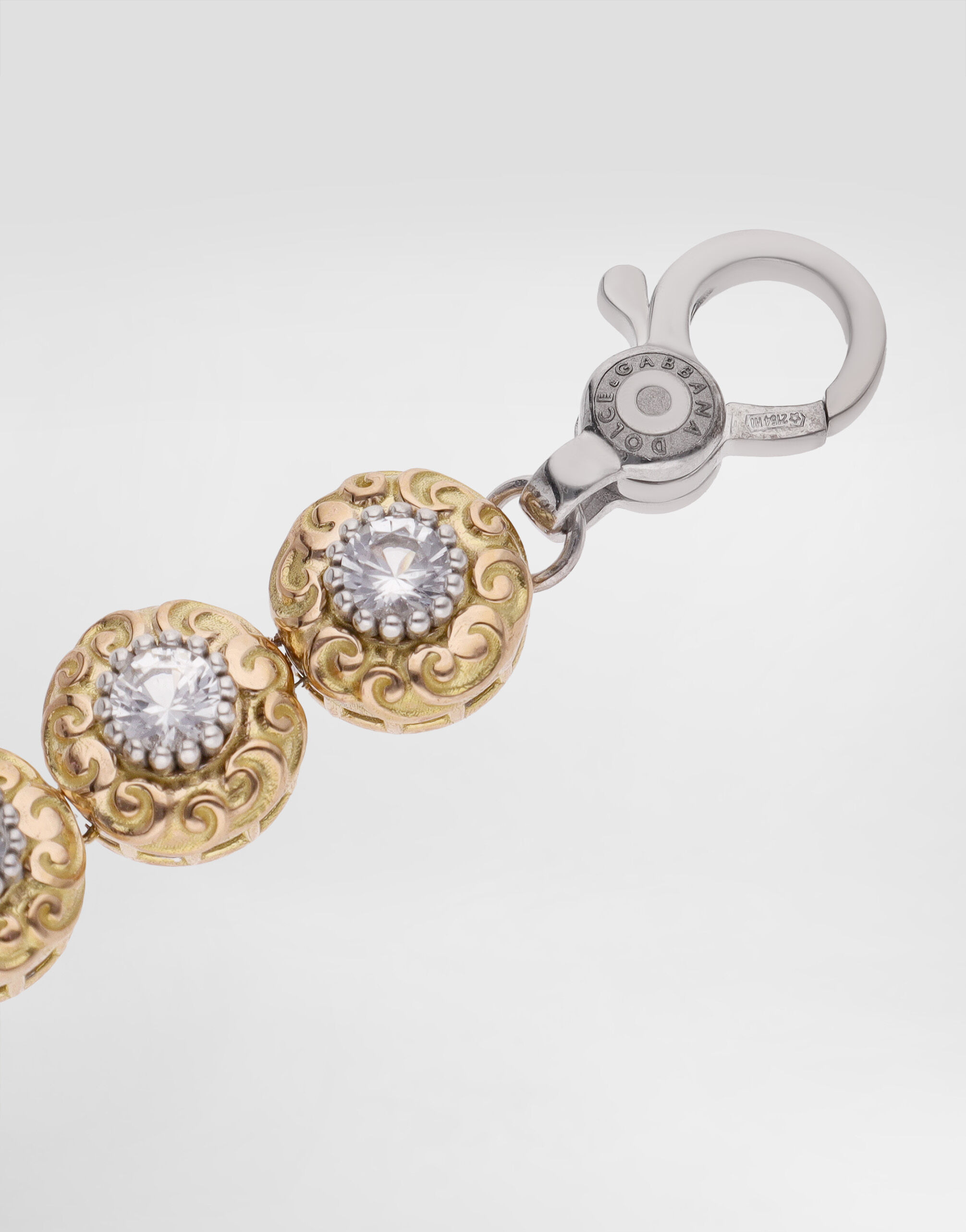 Eleganza Bracelet 18-carat white and rose gold, garnets, and sapphires - 3