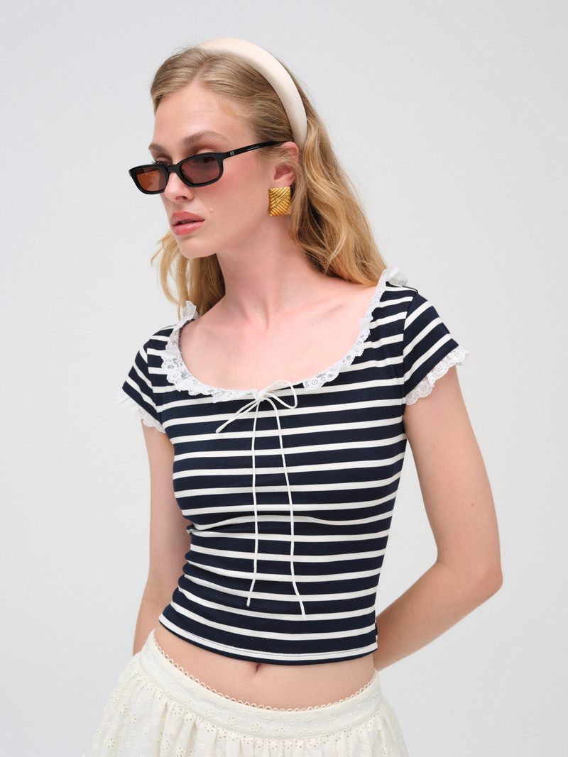 Suzette Stripe Top 1