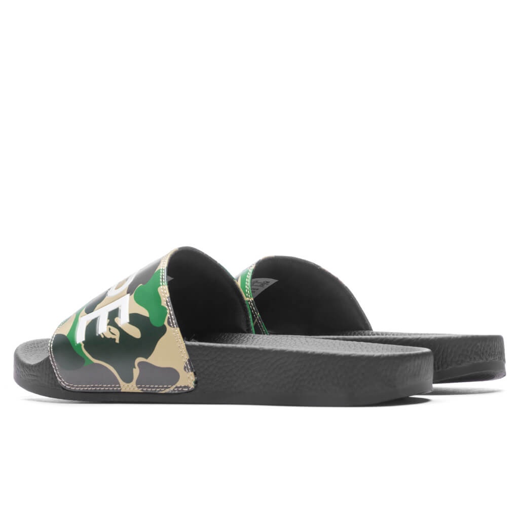 ABC CAMO SLIDE SANDALS  - GREEN - 4