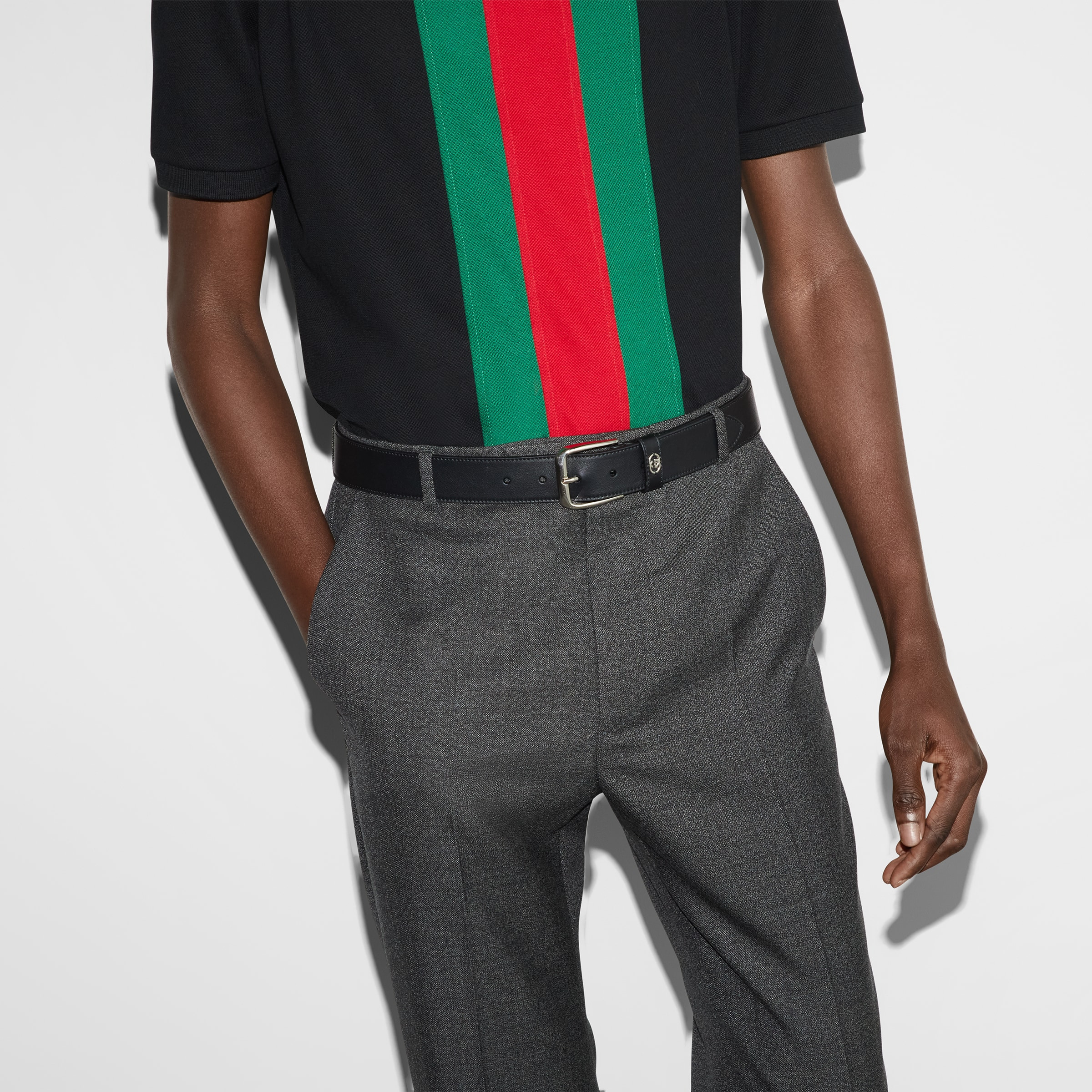 Belt with Interlocking G detail - 3