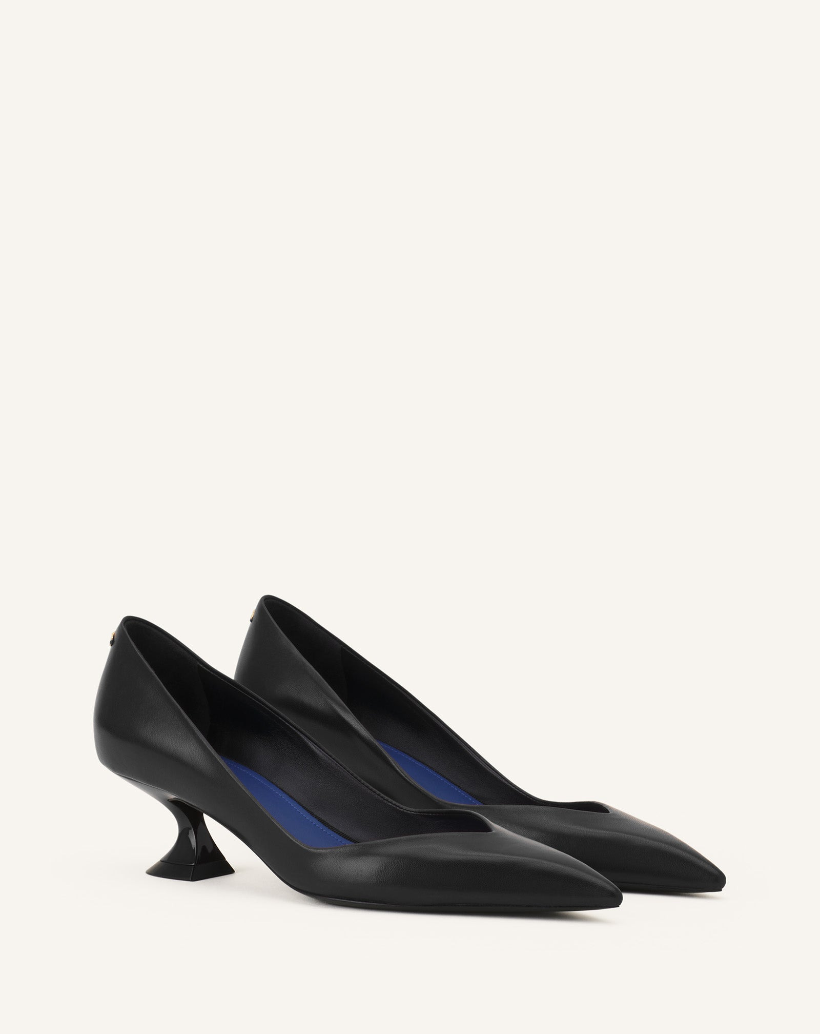 MIDNIGHT STEP PUMP IN LEATHER - 2