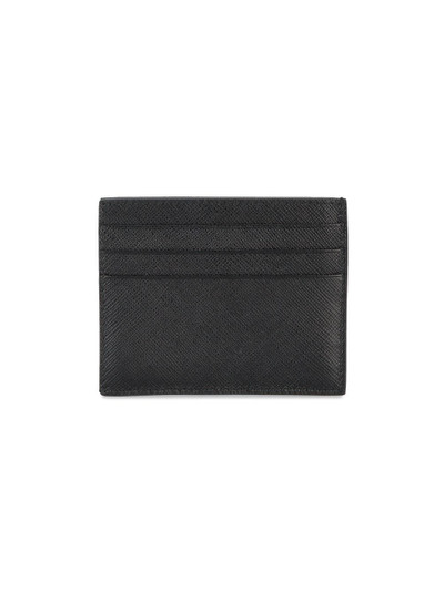 Prada logo plaque cardholder outlook