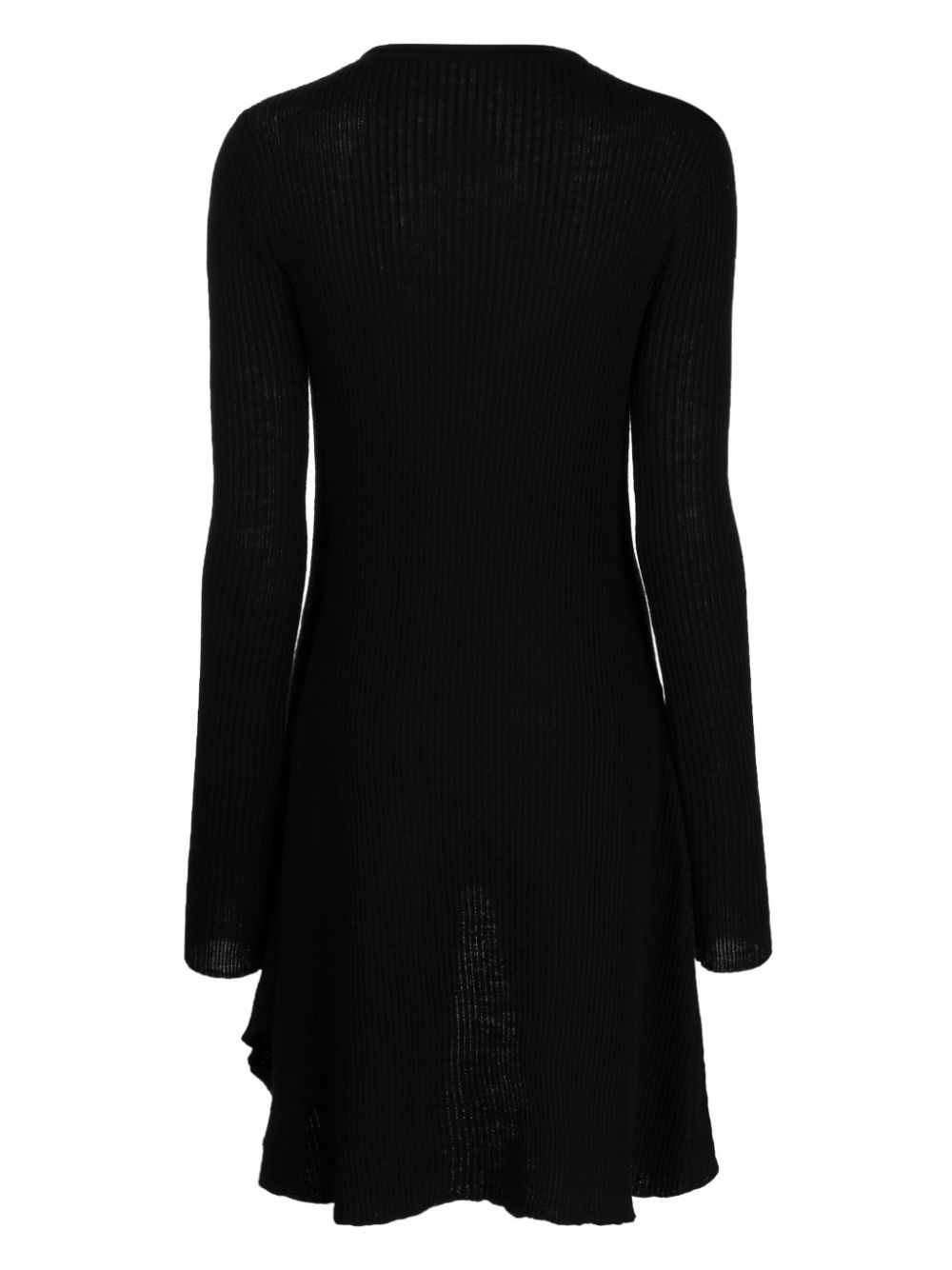 ribbed wool minidress - 2