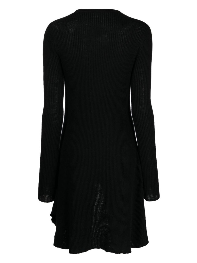 Y's ribbed wool minidress outlook