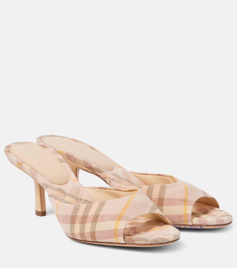 Burberry Check mules - 1