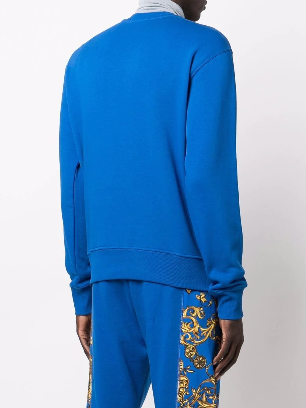 embroidered-logo cotton sweatshirt - 4