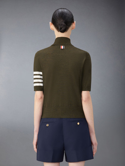 Thom Browne 4-Bar high-neck knitted top outlook