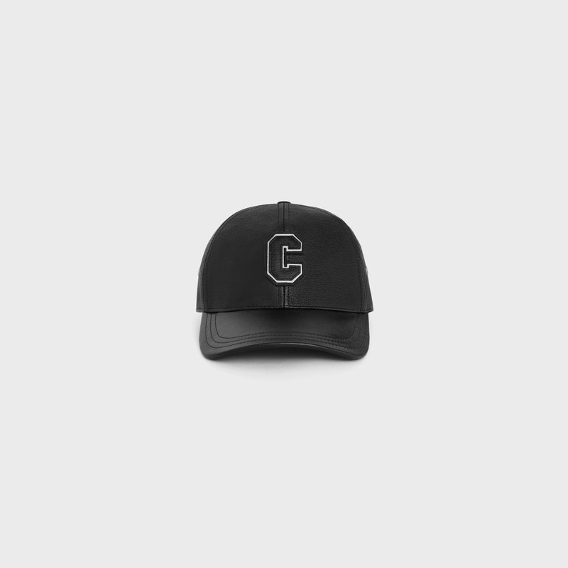 CELINE casquette baseball college agneau grainé outlook