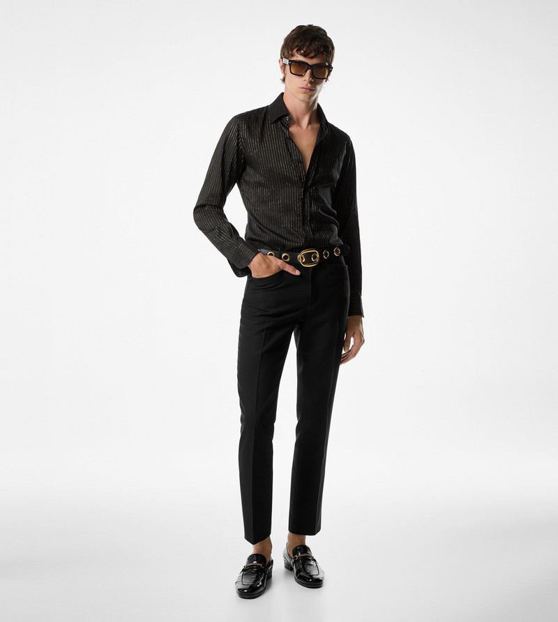 TOM FORD SILK STRIPES SLIM FIT SHIRT outlook