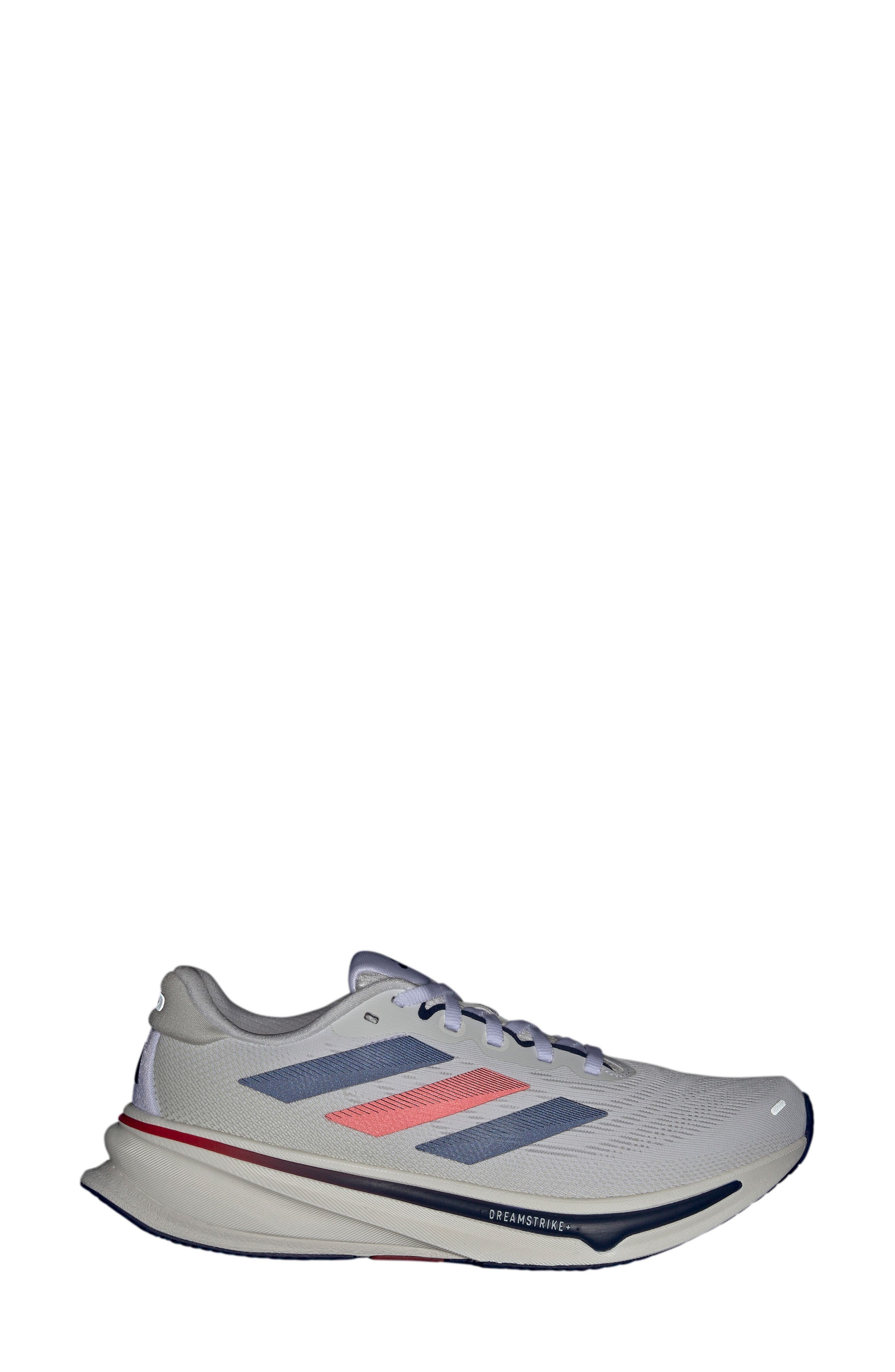 adidas Supernova Rise 2 Running Shoe in White/Dark Blue/Pure Ruby at Nordstrom - 7
