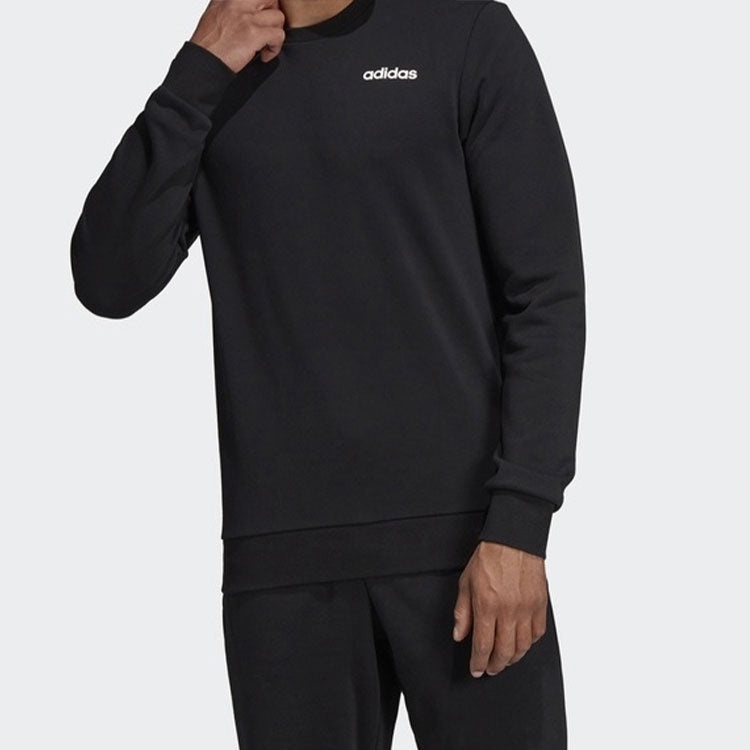 adidas E PLN CREW FT Knitted Hooded Shirt Sweater Men Black DU0395 - 3