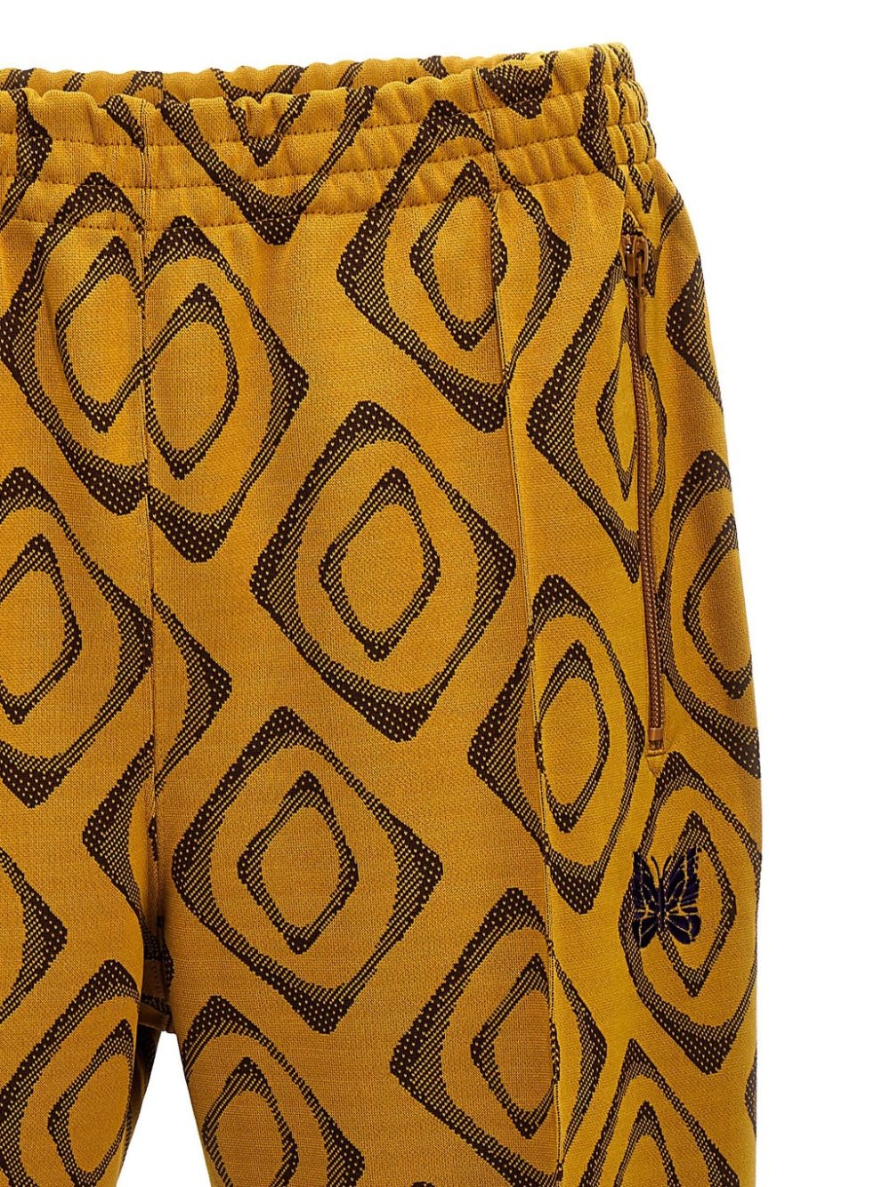 patterned-jacquard trousers - 3