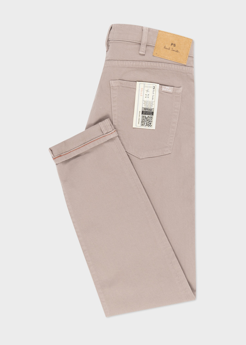 Paul Smith Washed Grey Tapered-Fit Garment Dyed Jeans outlook