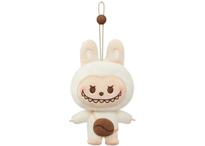 Pop Mart POP BEAN Coffee Factory Series LABUBU Coffee Bean Grinder Plush Pendant 1