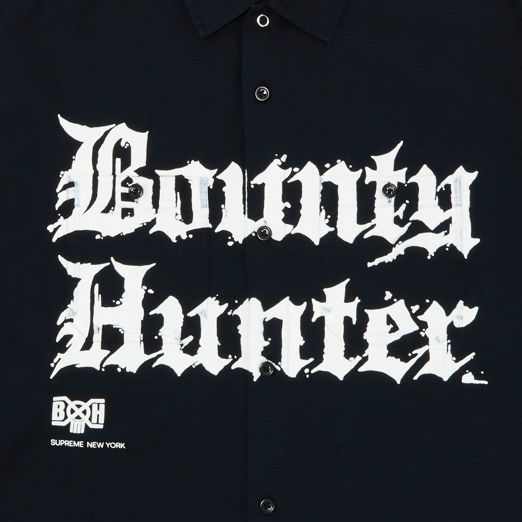 Supreme x Bounty Hunter Ripstop Shirt 'Black' - 3