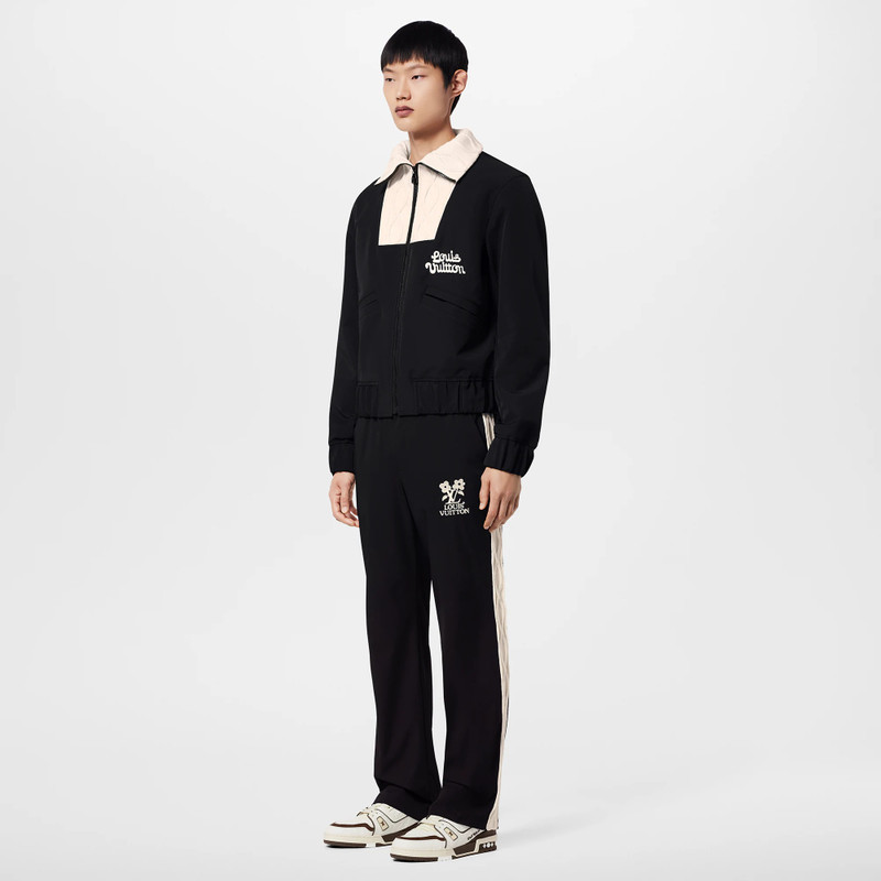 Louis Vuitton Knitted Collar Embroidered Technical Blouson outlook
