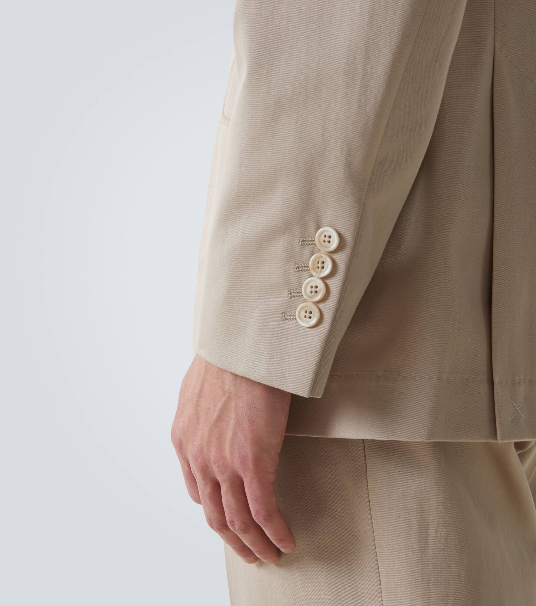 Cotton and cashmere suit - 8