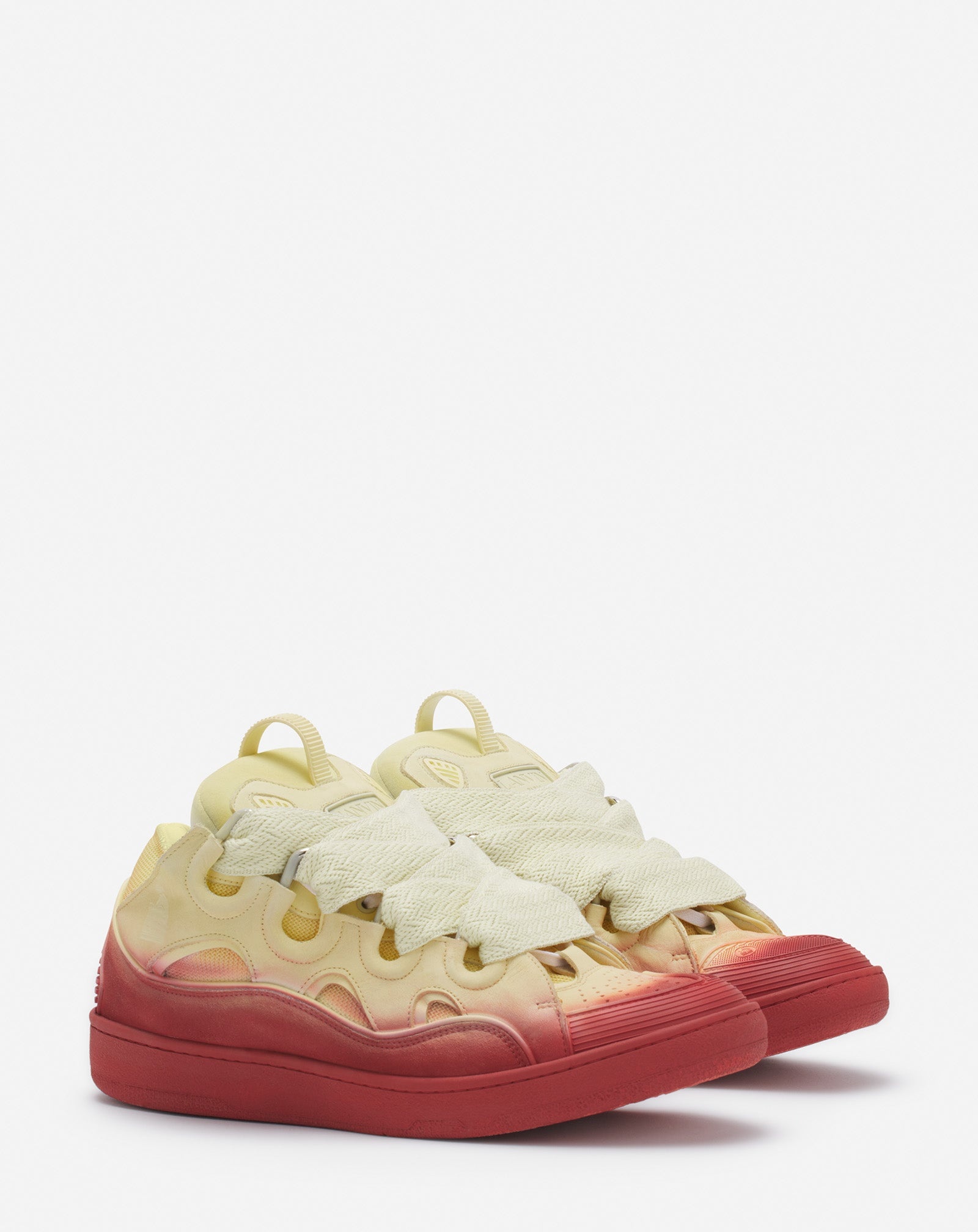 LEATHER CURB SNEAKERS - 2
