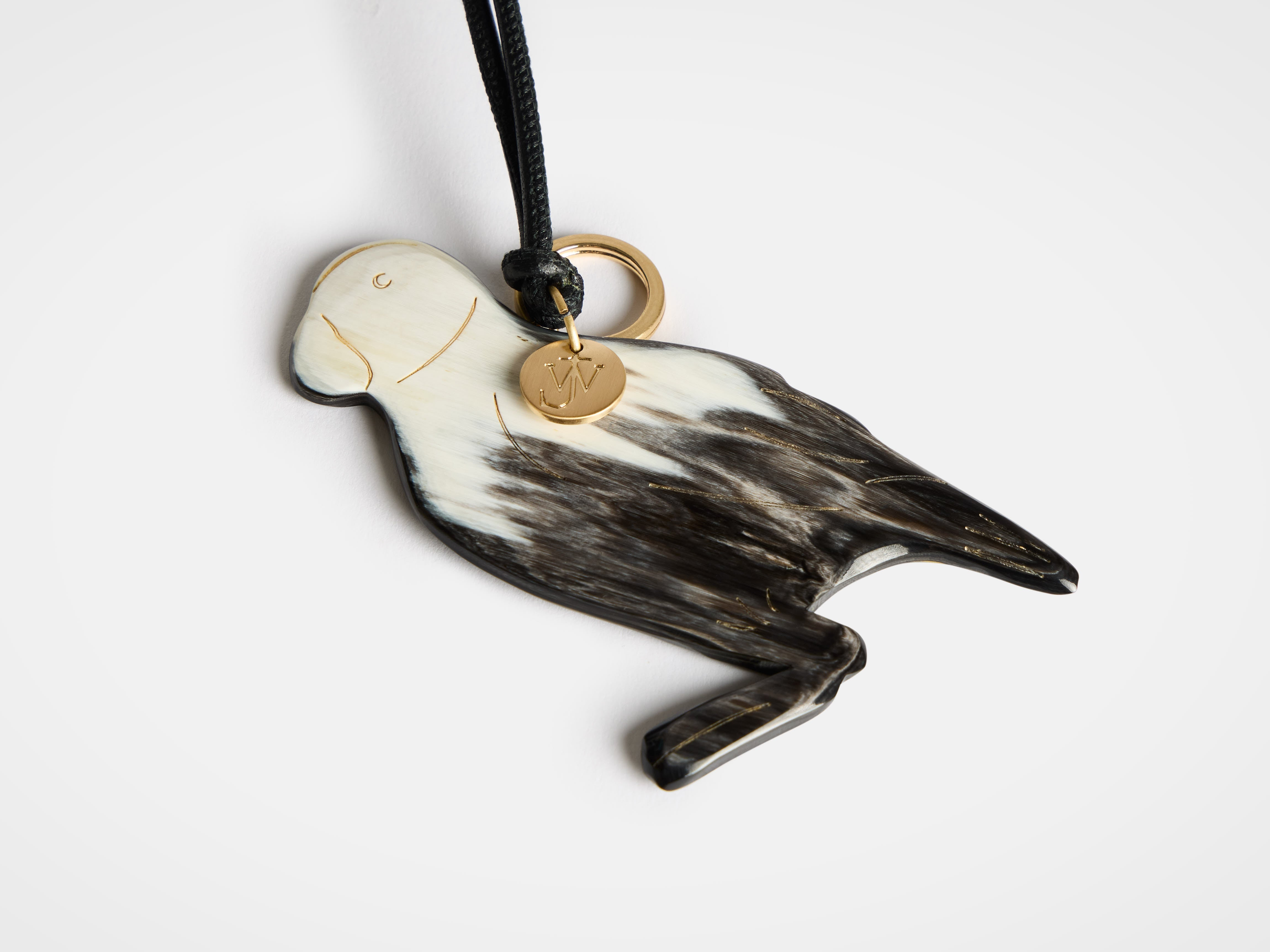 HORN-CRAFTED PUFFIN CHARM - 2