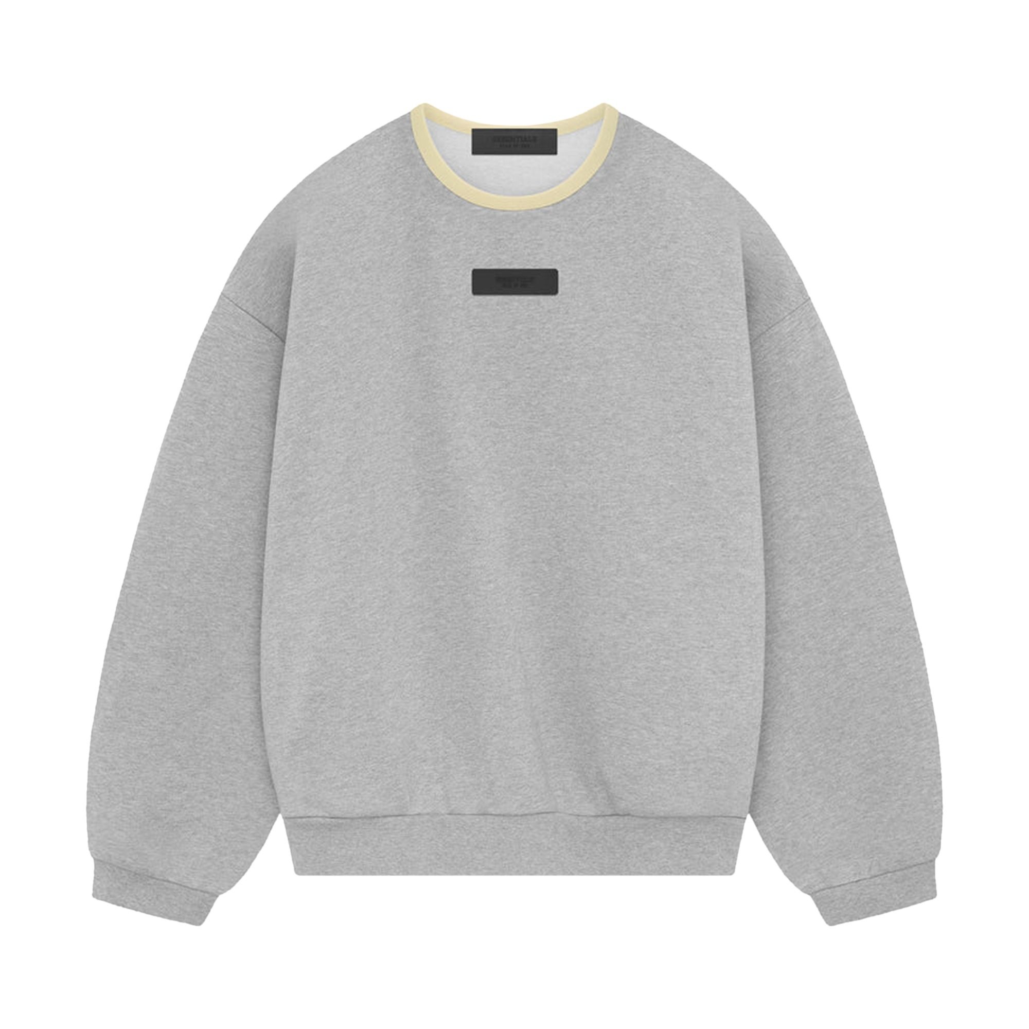 Fear of God Essentials Crewneck Sweatshirt 'Light Heather Grey' - 1