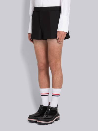 Thom Browne 3-PLY WOOL MOHAIR MINI BACK STRAP SHORT outlook