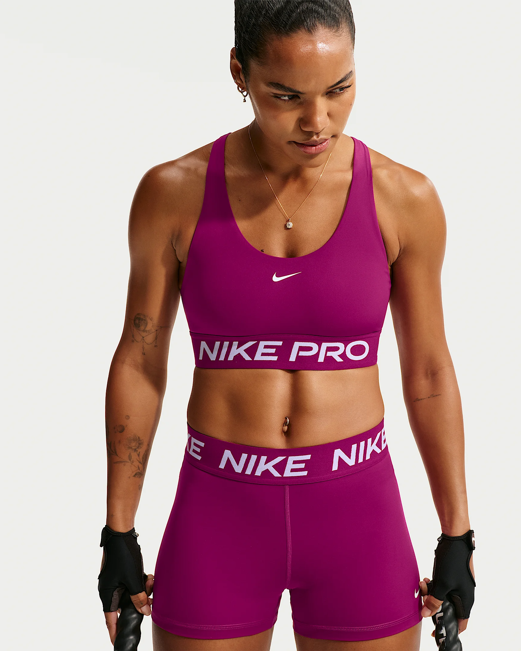 Nike Pro 365 Women's Light-Support Non-Padded Sports Bra - 1