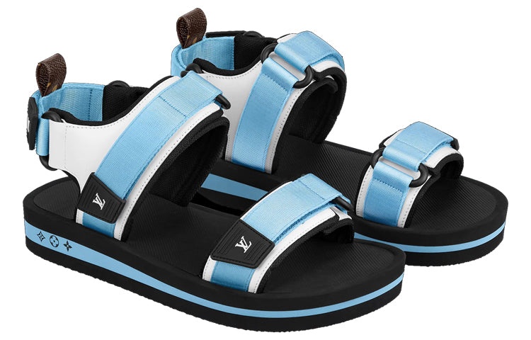 (WMNS) LOUIS VUITTON Arcade Sandals 'Blue' 1A8GJZ - 3