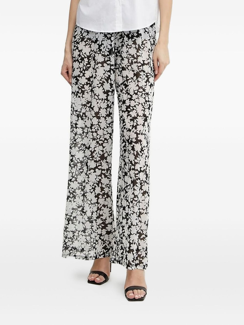 floral-print trousers 1