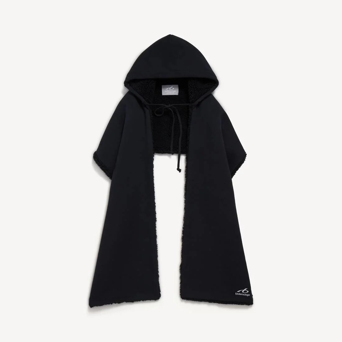 Men's Bodies Hood Scarf in Black - 1