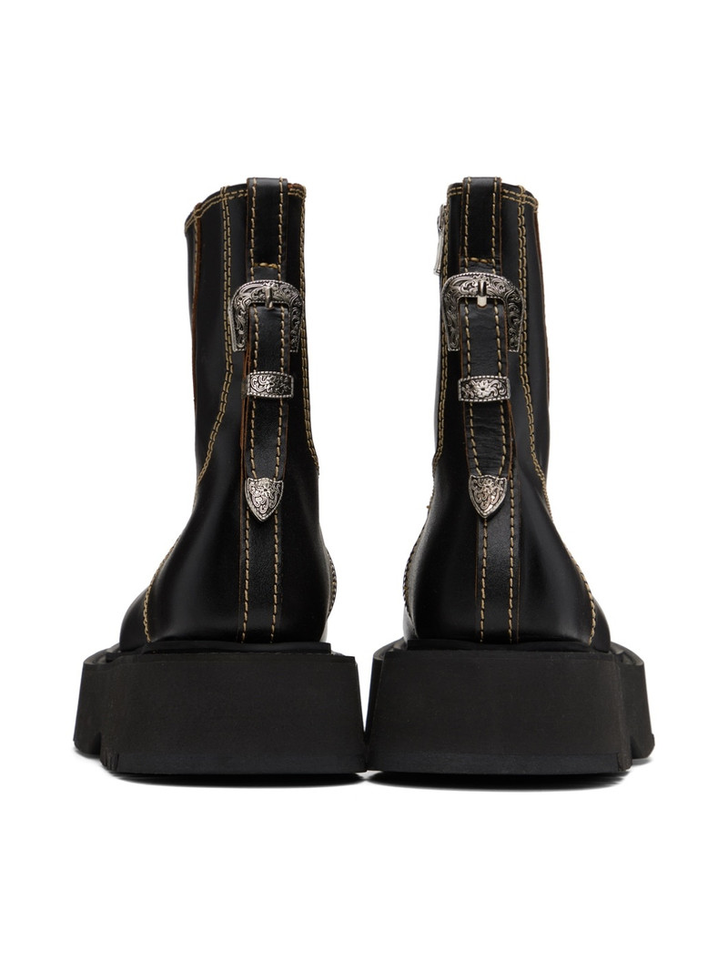 Black Fia Ankle Boots 2