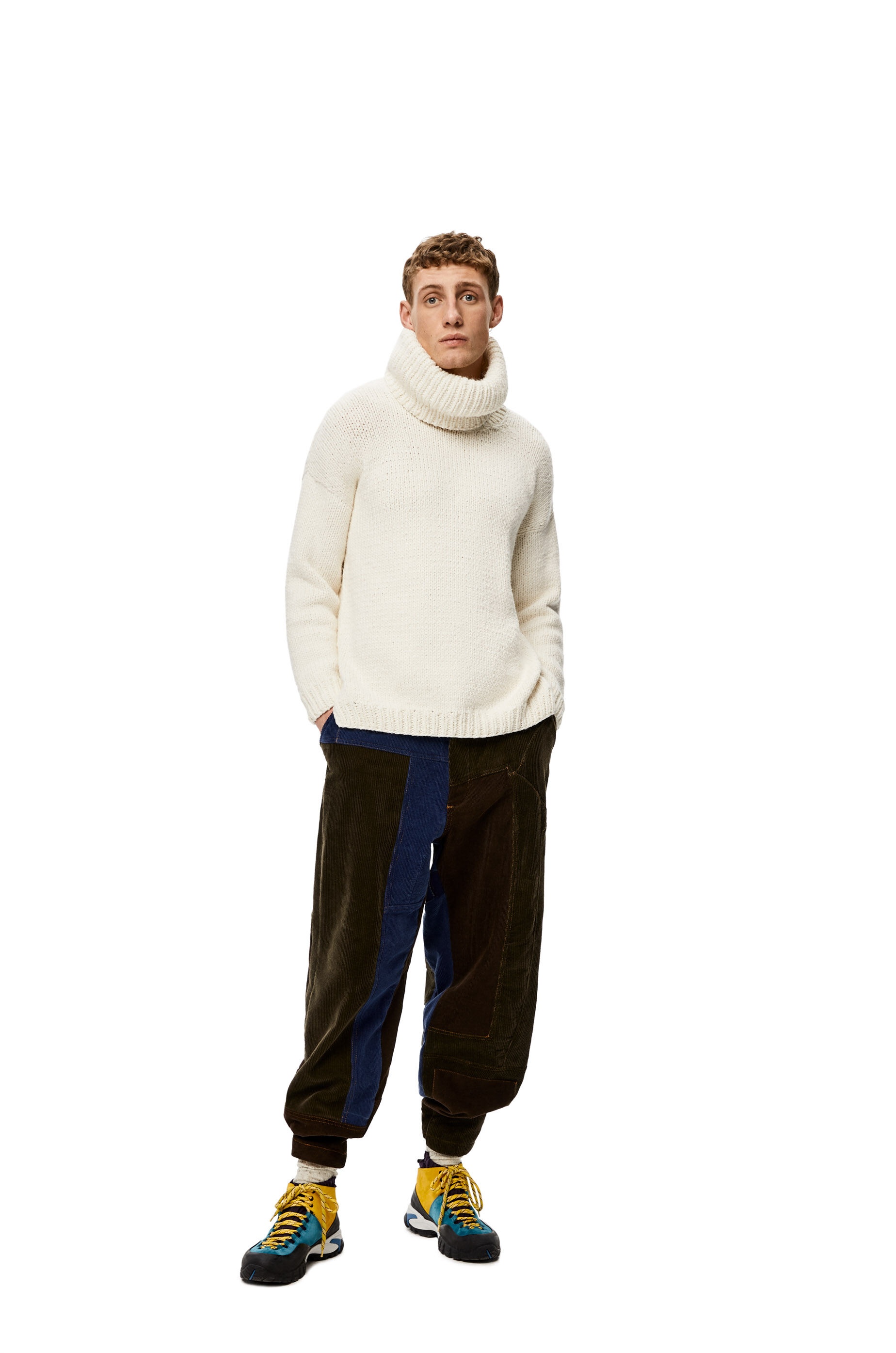 Highneck sweater in wool - 2