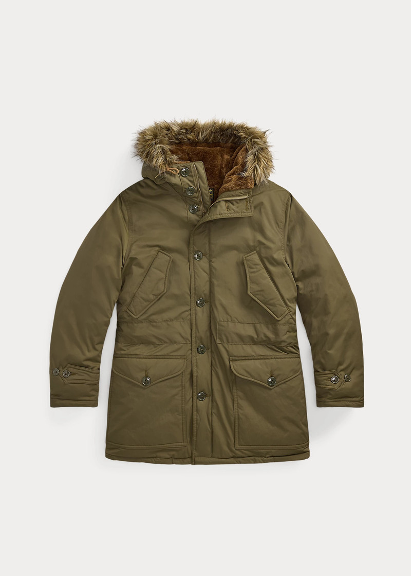 Faux-Fur-Trim Parka 1