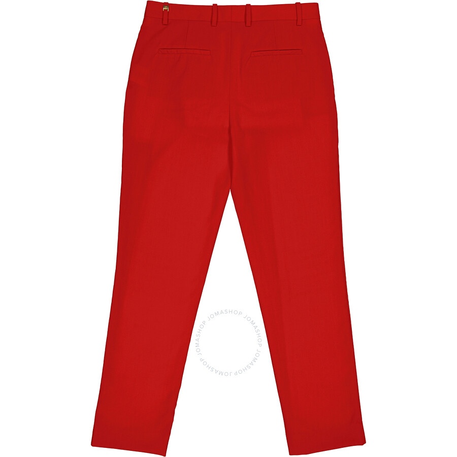 Givenchy Ladies Pop Red Concealed Fastening Tailored Trousers - 2