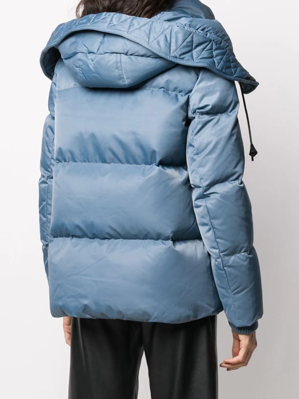 side pockets zipped puffer jacket - 4