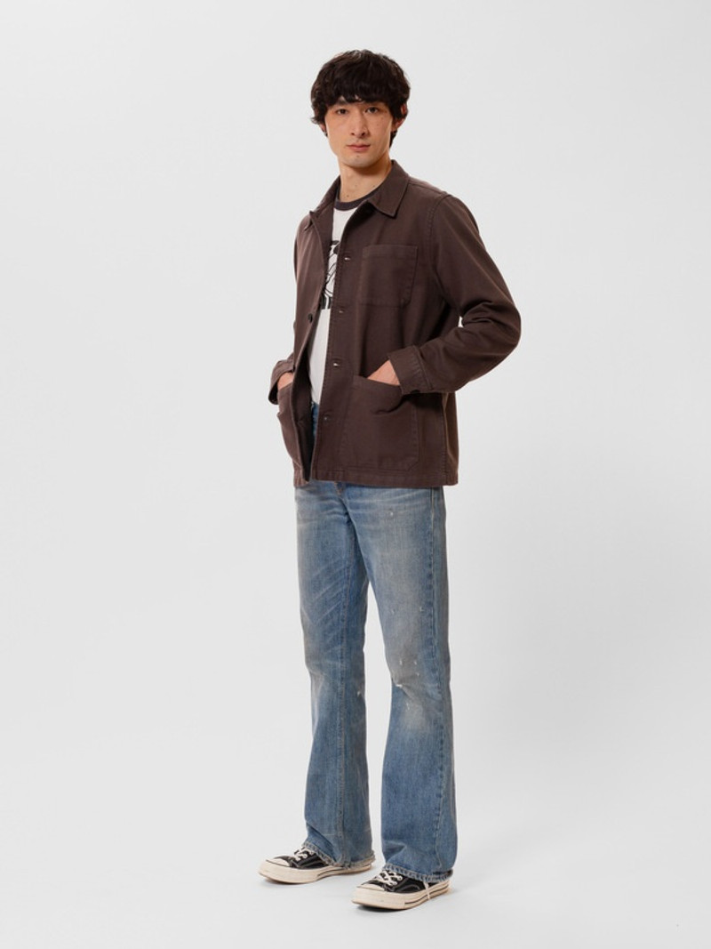 Nudie Jeans Barney Worker Jacket Mole outlook