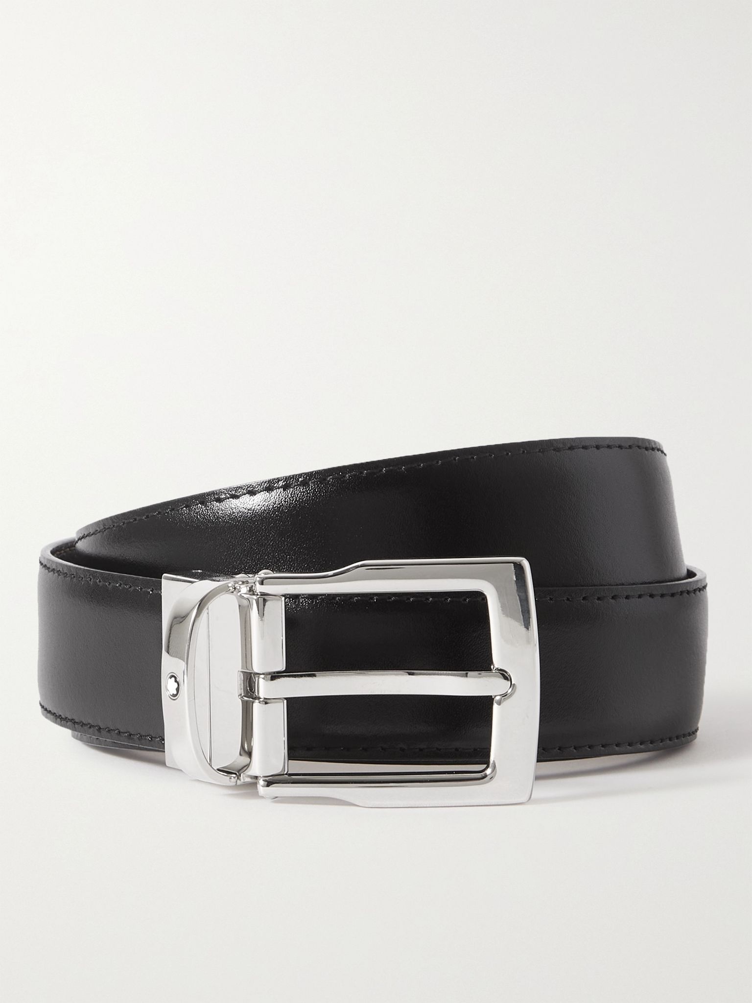 3cm Reversible Leather Belt - 1