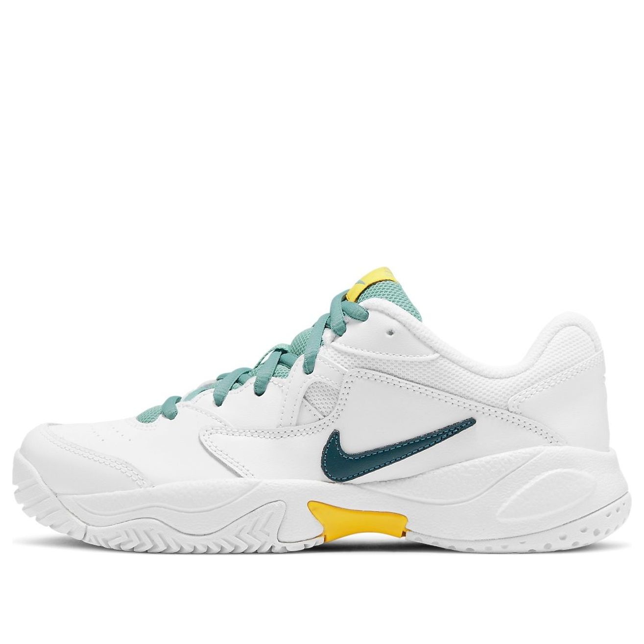 (WMNS) Nike Court Lite 2 'White Green Yellow' AR8838-108 - 1