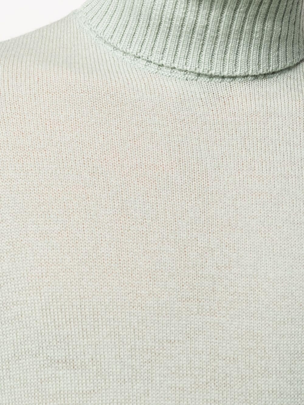 turtleneck wool jumper - 5